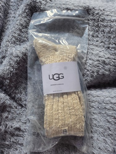 Ugg socks women beige - size, uk