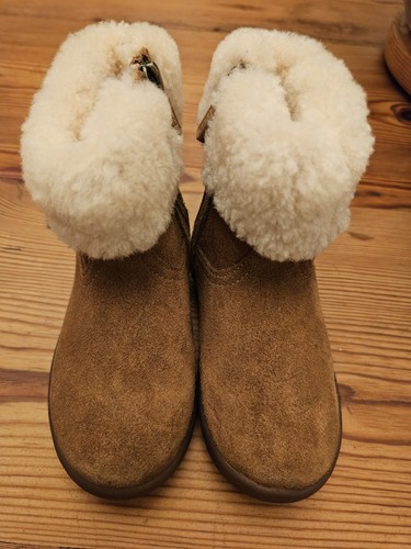 Ugg girls tan suede boots - ugg,