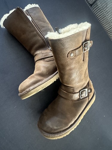 Ugg brown kensington leather - kensington,
