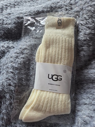 Ugg socks women - socks, cream