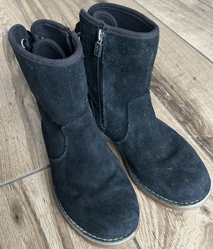 Ugg black real suede - suede, child
