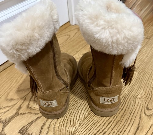 Ugg boots mid length chestnut - boots,