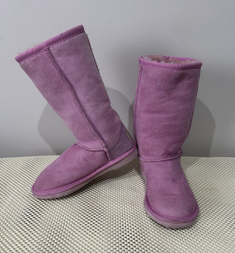 Ugg boots pink - boots, suede